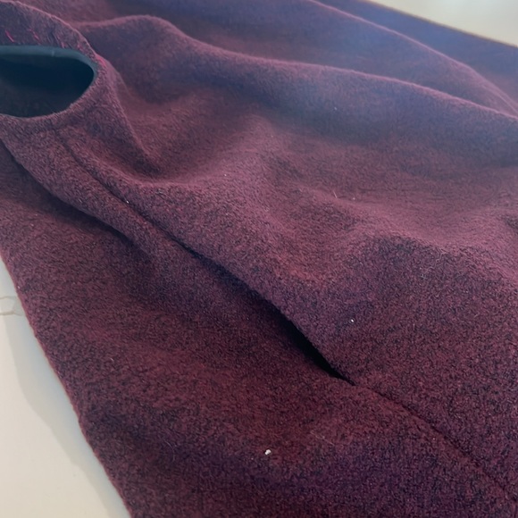 Casilda Mut 100% Wool Open Cardigan with pockets, pink & purple one size boho - Picture 9 of 12